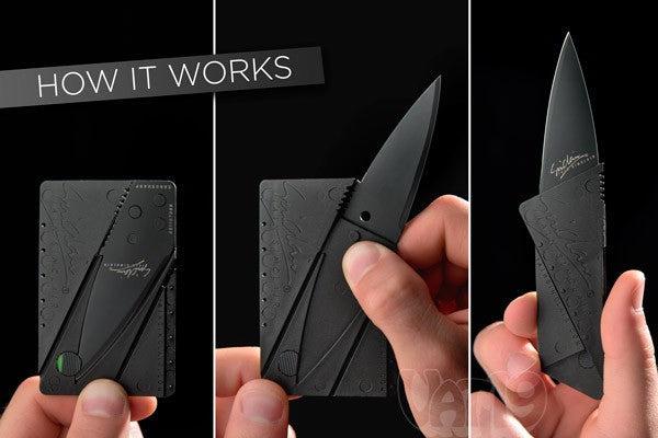 Cardsharp - Rasklopivi nož u veličini kreditne kartice (2 za 900din!)